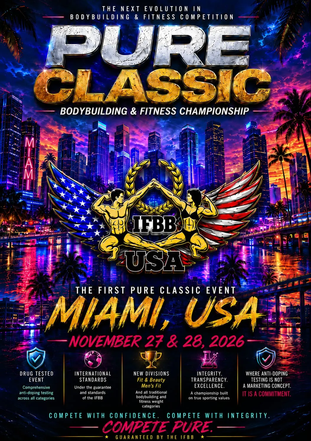IFBB PURE CLASSIC BODYBUILDING & FITNESS CHAMPIONSHIP 2026